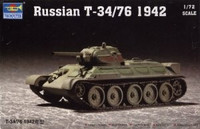 T-34/76 Model 1942 Soviet Tank 1/72