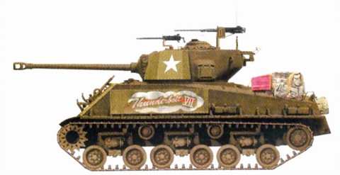 M4A3 E8 Sherman "THUNDERBOLT VII" 1/35