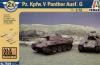 Pz.Kpfw.V Panther G Pack includes 2 snap together tank kits 1/72