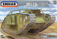 Mk.IV 'Female' WWI heavy tank 1/72