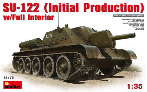 SU-122 (Initial Production) with Full Interior 1/35