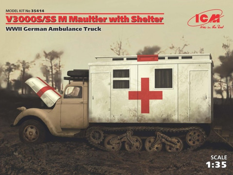 V3000S/SS M Maultier with Shelter Ambulance Truck 1/35