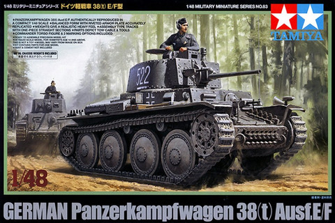 Panzer 38(t) Ausf.E/F 1/48