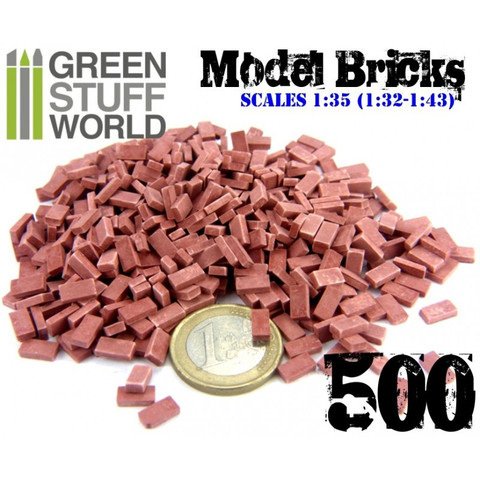 Model Bricks Dark Red (500 pcs)