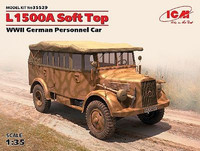Mercedes L1500A Soft Top, wwII German personnel Car 1/35
