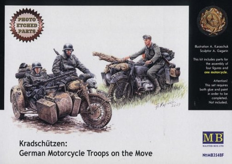Kradschutzen: German Motorcycle Troops on the Move 1/35