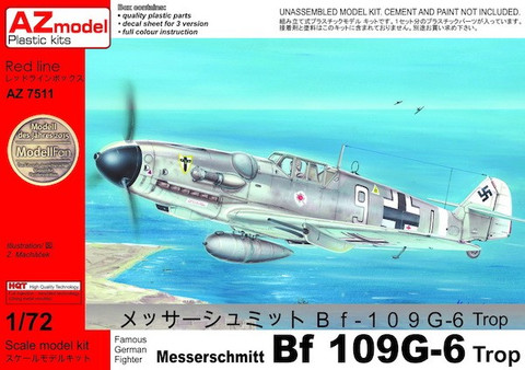 Messerschmitt Bf 109 G-6 Trop 1/72
