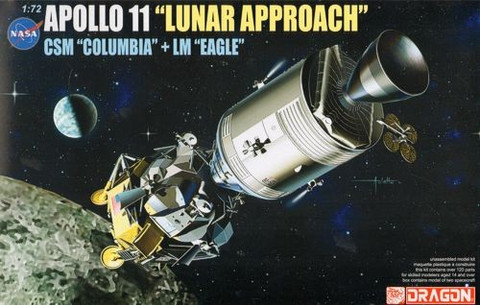 Apollo 11 "Lunar Approach" CSM "Columbia" + LM "Eagle" 1/72