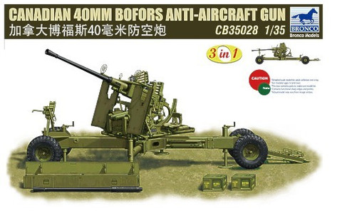 Canadian 40mm Bofors Anti-Aircraft Gun 1/35