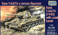 T-34/76 Model 1943 with Cast Turret 1/72