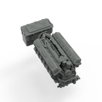 Russian V-84 Engine for T-72 Model kits
