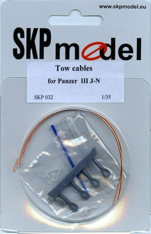 Tow cables for Panzer III J-N (2 kpl) 1/35
