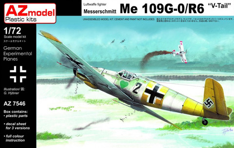 Messerschmitt Bf-109G-0 V-tail/R6 1/72