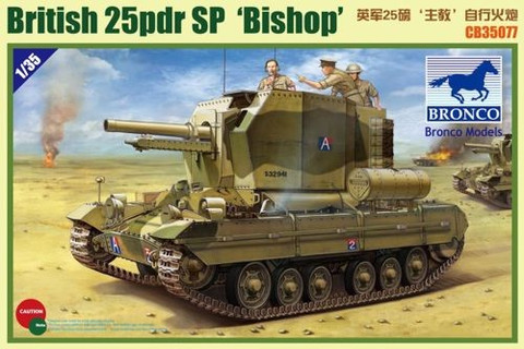 British 25 Pdr Self Propelled Gun 'Bishop' 1/35