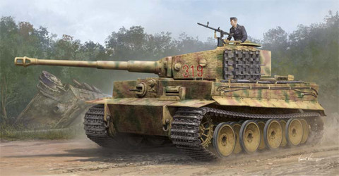 Tiger I Middle Production with Zimmerit 1/35