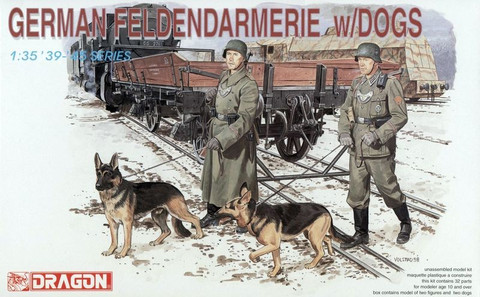 German Feldgenarmerie with Dogs 1/35