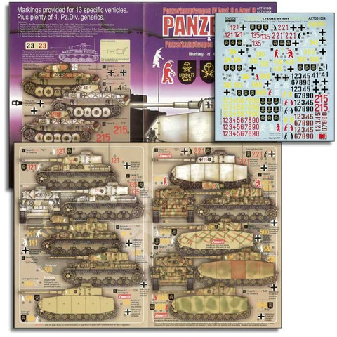 4. PZ.DIV. PANZER IV AUSF G,H & PANZER II LUCHS 1/35