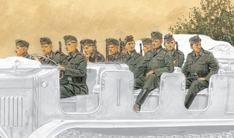 German Half-Track Riders 1/35