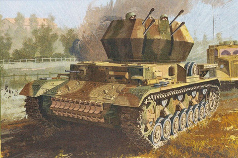 Flakpanzer IV Ausf.G "Wirbelwind" Early Production with Zimmerit "Smart Kit" 1/35
