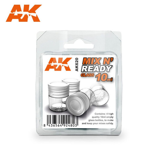 Mix'n Ready 10ml Glass jars