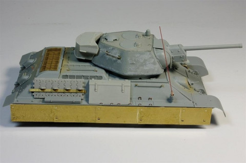 Schurzen and stowage for T-34 from 2SS PzGrenDiv “Das Reich” – Operation’Zitadelle” 1/35