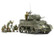 M5A1 U.S. Light Tank with 4 Figures 1/35