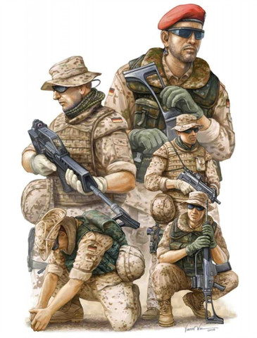 MODERN German ISAF SOLDIERS IN AFGHANISTAN 1/35