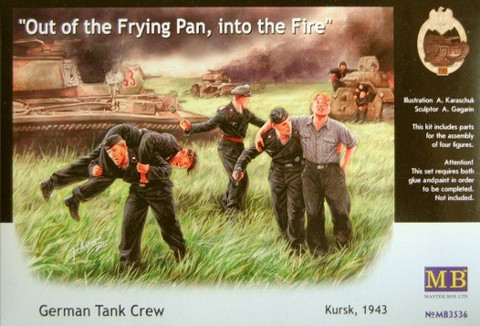 German Tank Crew, Kursk 1943 1/35