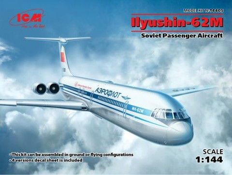 Ilyushin IL-62M Soviet Passenger Aircraft (Aeroflot) 1/144
