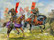Mounted Samurai (2 fig. + 2 horses)