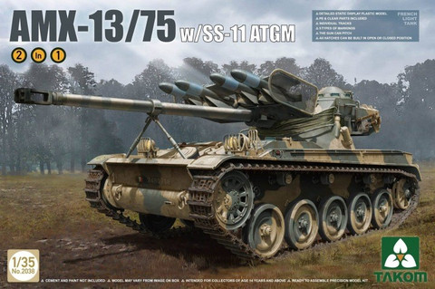 AMX French Light Tank with SS-11 ATGM (2 in 1) 1/35