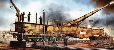 Railroad Gun 280mm K5 Leopold 1/35