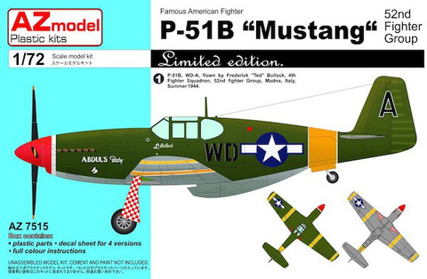 North-American P-51B Mustang 52nd Fighter Group 1/72