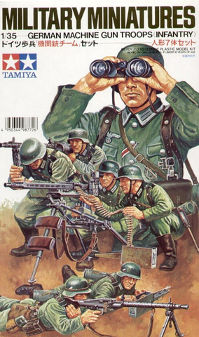 German machine gun troops 1/35