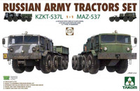 Russian Army Tractors KZKT-537L & MAZ-537 (1+1 kit) 1/72