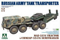 MAZ-537G Tractor with CHMZAP-5247G Trailer 1/72