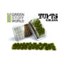 Grass Tufts 6mm self-adhesive Dry Green