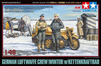 German Luftwaffe Crew (Winter) with Kleines Kettenkraftrad 1/48