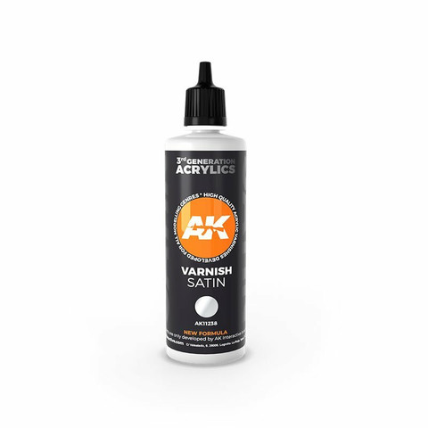 Satin Varnish AK 3rd Gen Acrylics  100ml