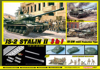 1/35 JS-2 Soviet Heavy Tank (3in1) & Soviet Tank Riders (6 Figures)