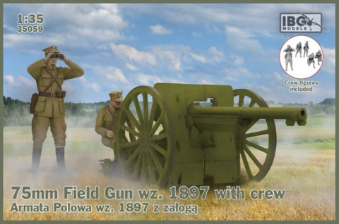 75mm Field Gun wz.1897 with Polish Artillerymen  1/35