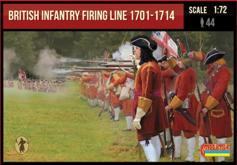 British Infantry Firing Line 1701-1714  1/72
