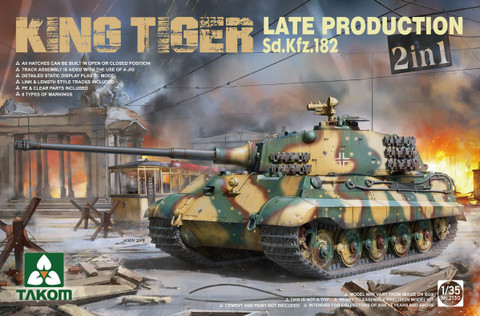 King Tiger SdKfz 182 Late production (2in1)  1/35