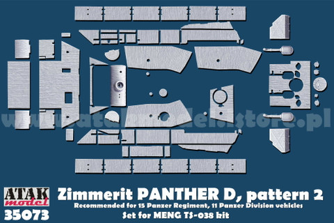 Zimmerit Panther D (MENG) pattern #2