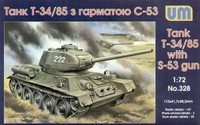 T-34/85 with S-53 Gun  1/72