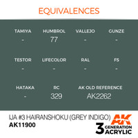 IJA #3 Hairanshoku (Grey Indigo)