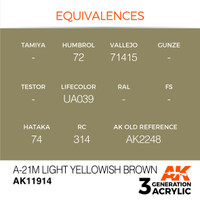  A-21m Light Yellowish Brown