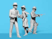 1/24 Gangsters (3 Figures)	