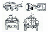 Pasi siirtokuva-arkki #40 Swedish KFOR