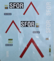 Pasi siirtokuva-arkki #42 Swedish SFOR
